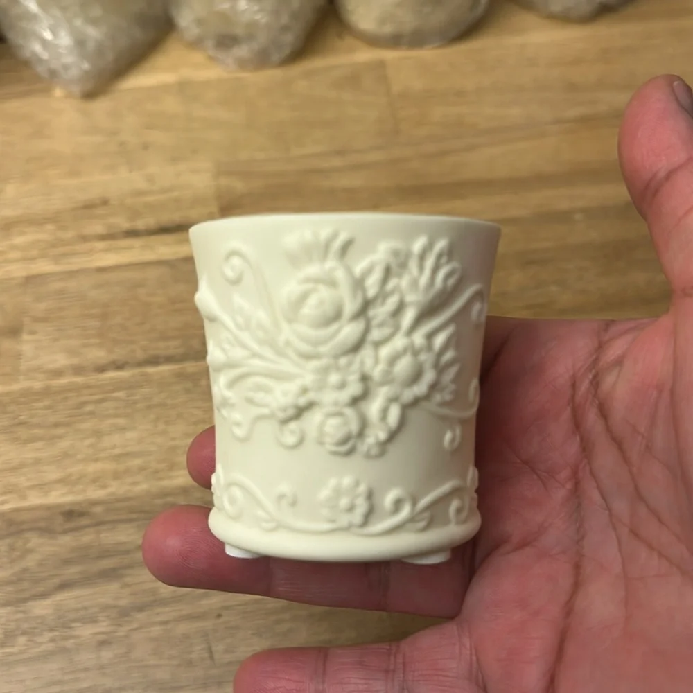 YANKEE CANDLES 6 pcs ivory candle holders